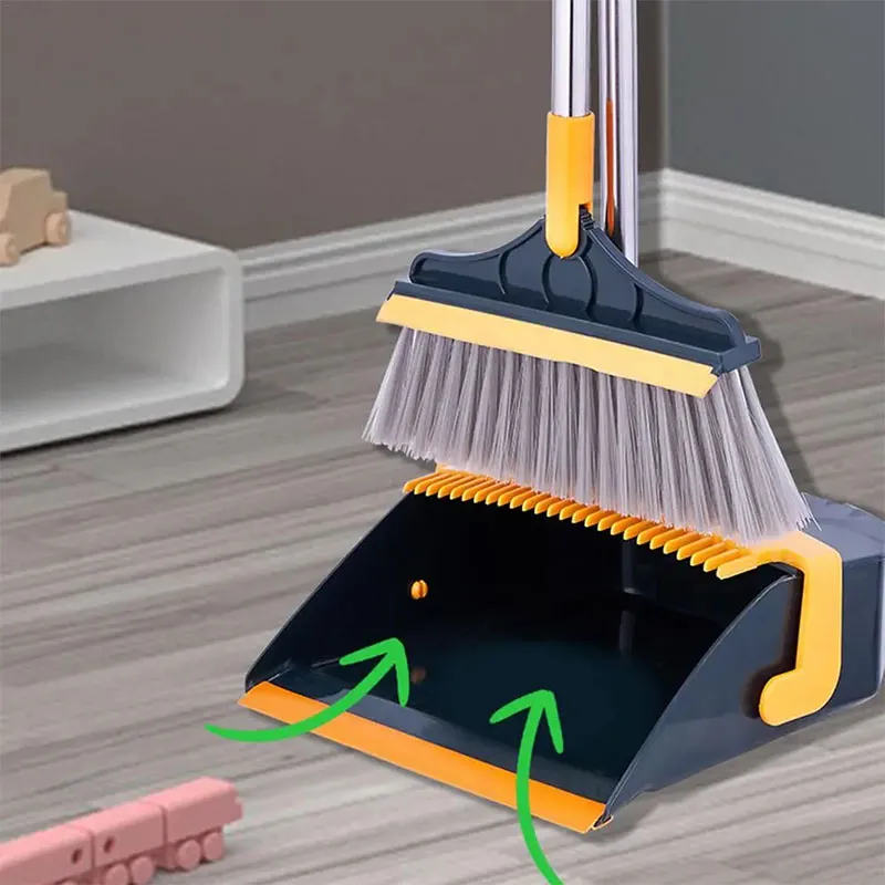 Attachable Broom with dustpan cleaning product